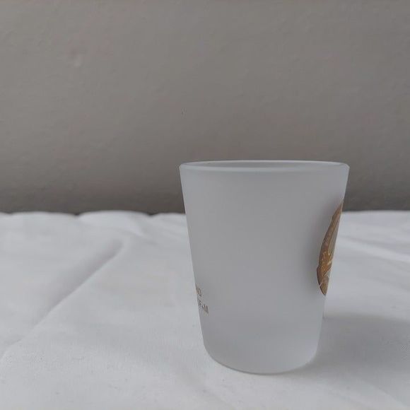 Rock and Roll Hall of Fame Museum Frosted & Gold Souvenir Shot Glass 1998 VTHF - Picture 6 of 8